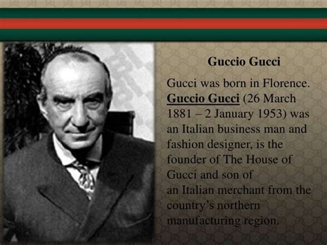 gucci founded|who founded Gucci clothing.